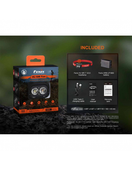 Headlamps Fenix HL18R-T V2.0 Headlamp 800 Lumens