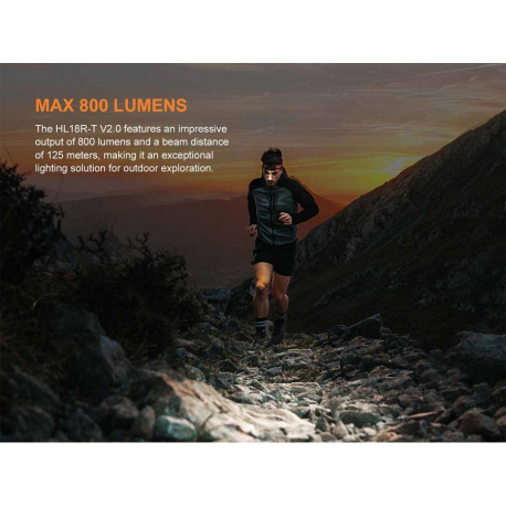 Headlamps Fenix HL18R-T V2.0 Headlamp 800 Lumens