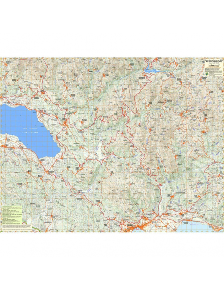Maps Upland Nafpaktia - South Evritania Hiking Map