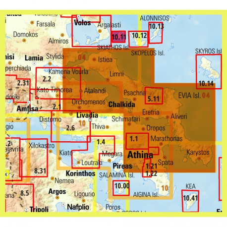 Χάρτες Οδικός Χάρτης Εύβοια
