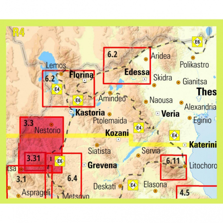 Maps Gramos - Smolikas Hiking Map
