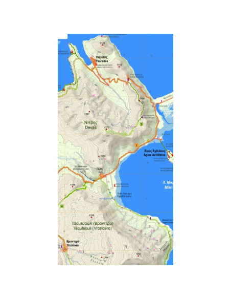 Maps Prespa - Vitsi - Voras Hiking Map