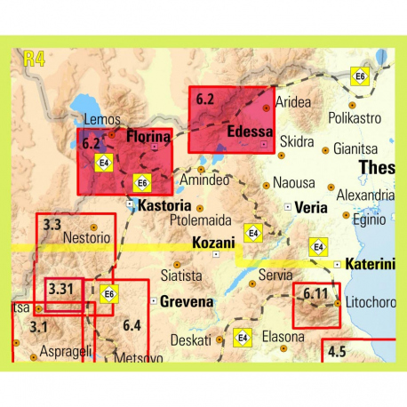 Χάρτες Πεζοπορικός Χάρτης Πρέσπα - Βίτσι - Βόρας