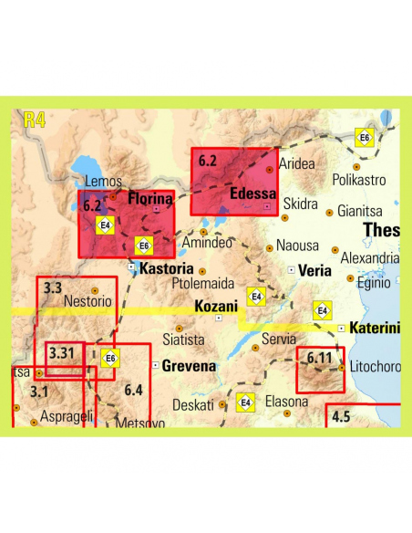 Maps Prespa - Vitsi - Voras Hiking Map