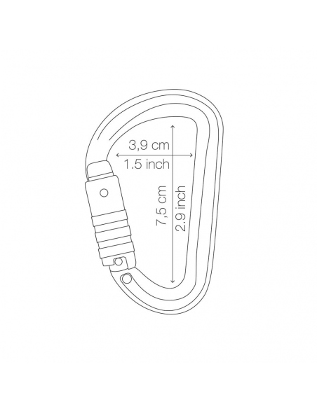 Κρίκοι Ασφαλείας Petzl Sm-D Carabiner Triact-Lock
