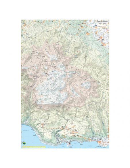 Maps Lefka Ori (White Mountains) - Sfakia/Pahnes Hiking Map