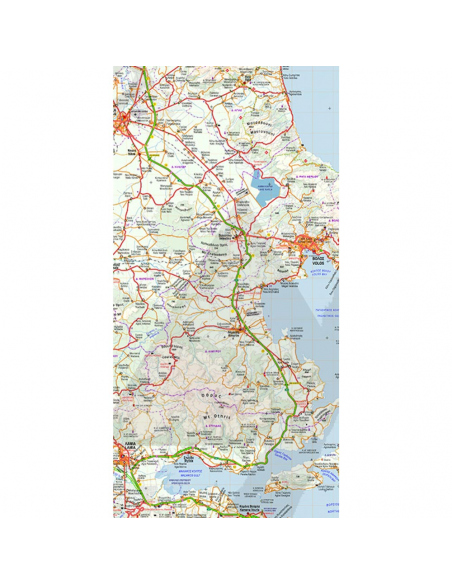 Maps Central Greece - Thessaly - Epirus Road & Touring Map