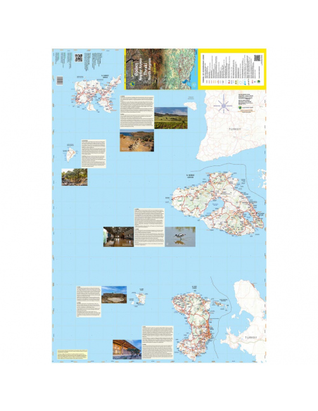 Maps Thrace & North Aegean Islands Road & Touring Map