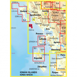 Χάρτες Πεζοπορικός Χάρτης Παξοί - Αντίπαξοι 2