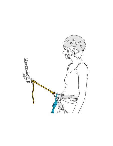 Ορειβατικά Σχοινιά - Ιμάντες Petzl Connect Adjust Single Lanyard
