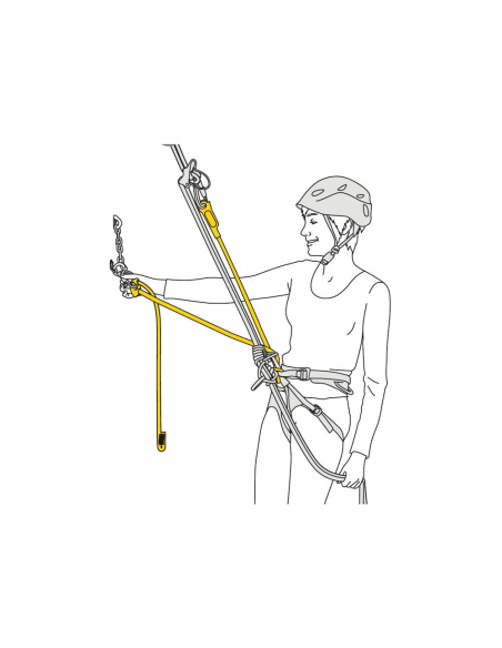 Climbing Ropes - Slings Petzl Dual Connect Adjust Double Lanyard