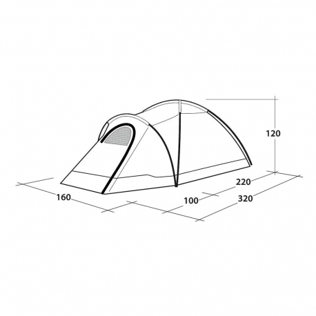 Αντίσκηνα Ορειβασίας Outwell Cloud 2 Tent
