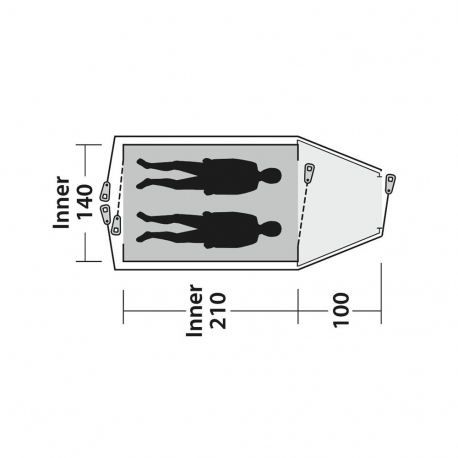 Αντίσκηνα Ορειβασίας Outwell Cloud 2 Tent