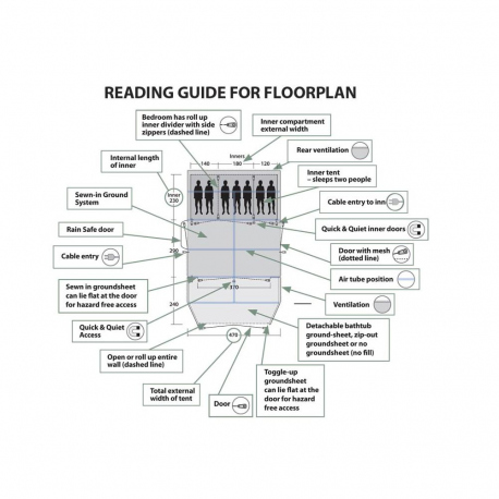 Mountaineering Tents Outwell Cloud 3 Tent