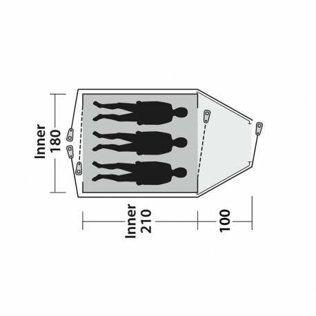 Mountaineering Tents Outwell Cloud 3 Tent