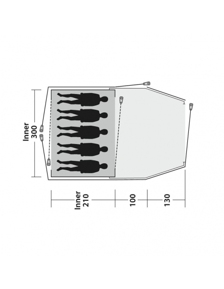 Mountaineering Tents Outwell Cloud 5 Plus Tent