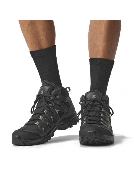 Boots - Hiking Shoes Salomon Men's X Braze Mid GTX Black