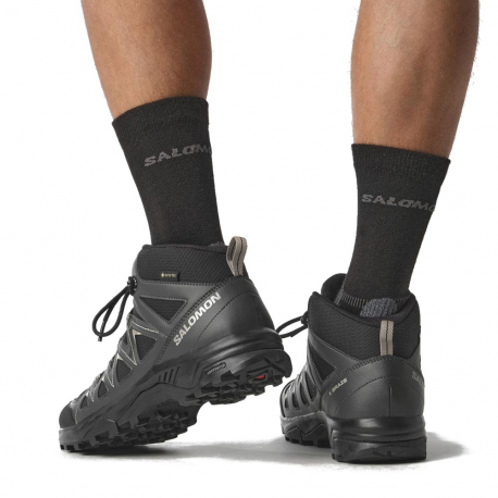 Μπότες - Ορειβατικά Salomon Men's X Braze Mid GTX Black