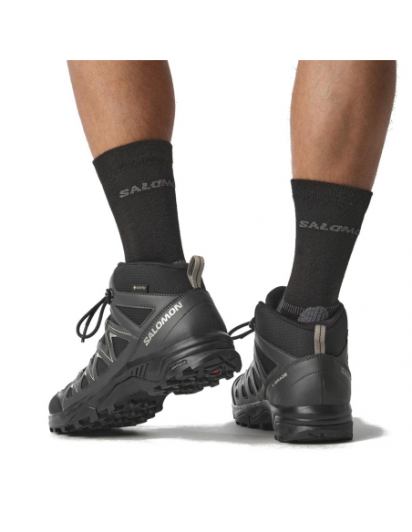 Μπότες - Ορειβατικά Salomon Men's X Braze Mid GTX Black