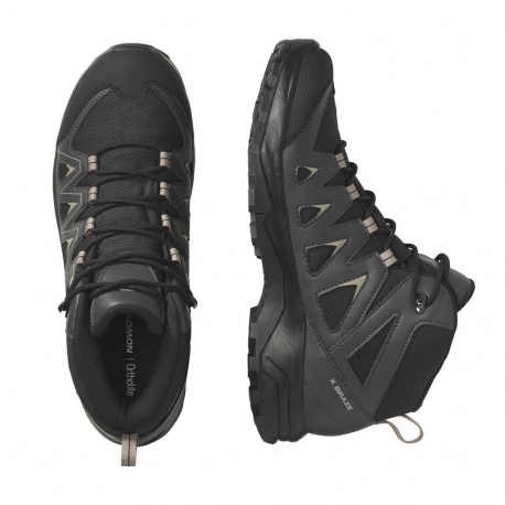 Boots - Hiking Shoes Salomon Men's X Braze Mid GTX Black