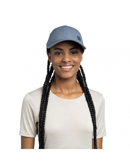 Hats Buff Summit Cap Solid Stone Blue