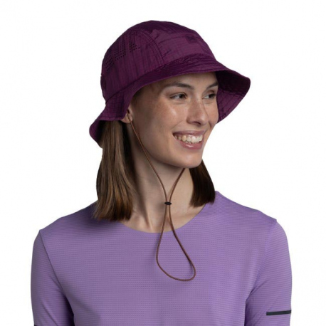 Hats Buff Go Bucket Hat Solid Purplish