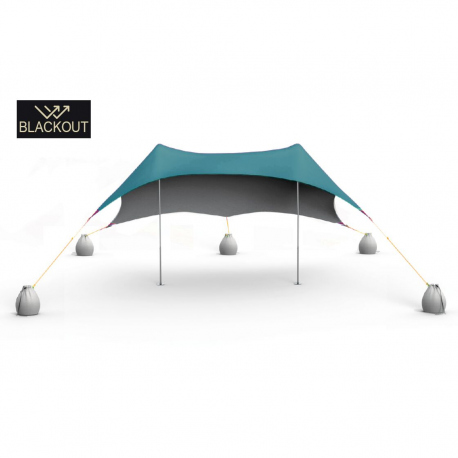 Beach Tents Salty Tribe Aeolians Elastic Beach Tent 3 x 2.5 m Blackout