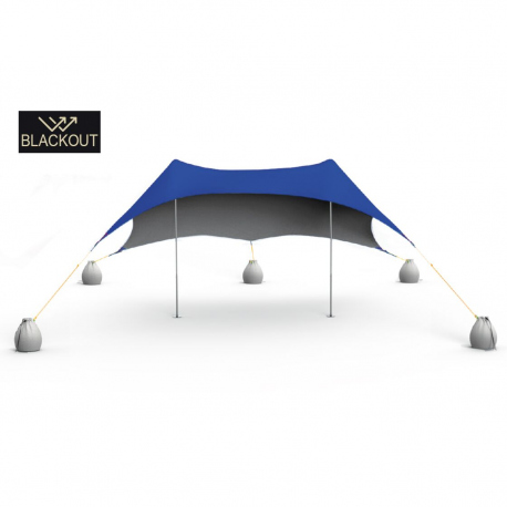 Beach Tents Salty Tribe Aeolians Elastic Beach Tent 3 x 2.5 m Blackout