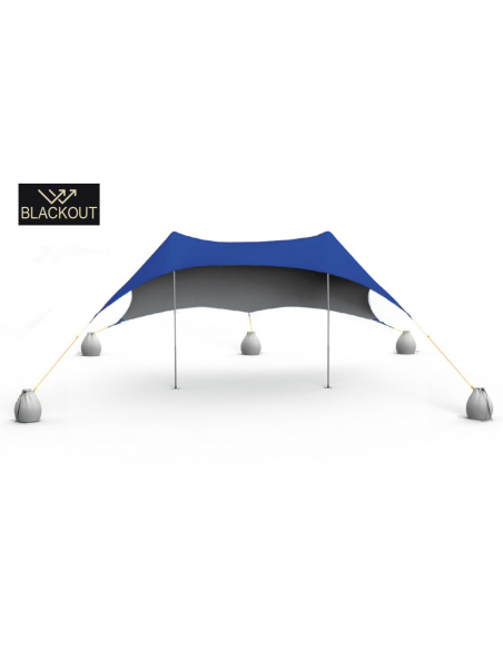 Beach Tents Salty Tribe Aeolians Elastic Beach Tent 3 x 2.5 m Blackout