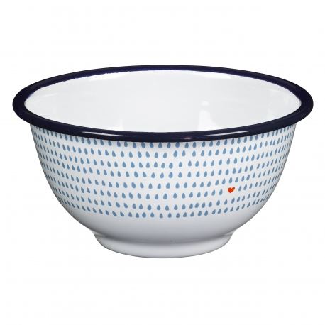 Σκεύη μαγειρέματος - Φαγητοδοχεία Enamel Bowl Spring Raindrops