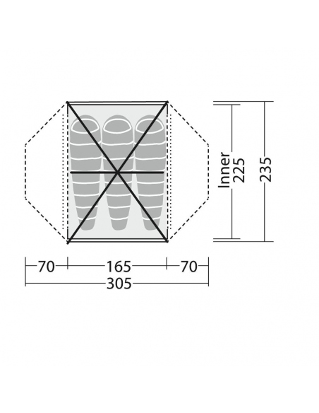 Αντίσκηνα Ορειβασίας Robens Lodge 3 Exp Tent