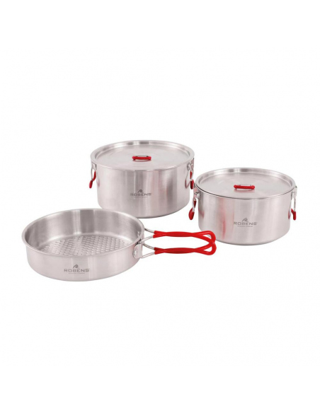 Cook Sets - Food Jars Robens Sierra Steel Cook Set L