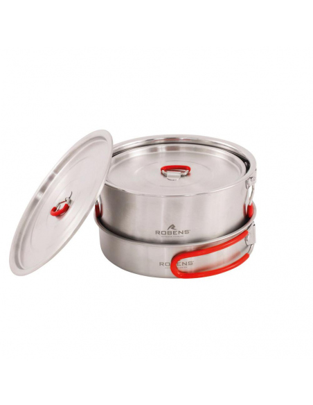Cook Sets - Food Jars Robens Sierra Steel Cook Set L