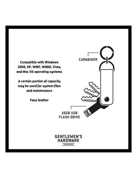 Μπρελόκ - Αλυσίδες Key Tidy with USB Flash Drive