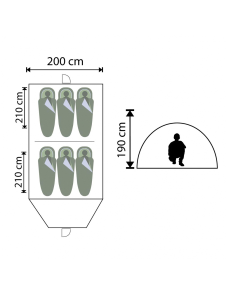 Tents Family 4+2 Persons Tent
