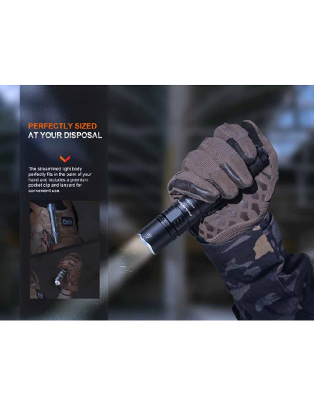 Flashlights Fenix PD36R PRO + MINI-LITE