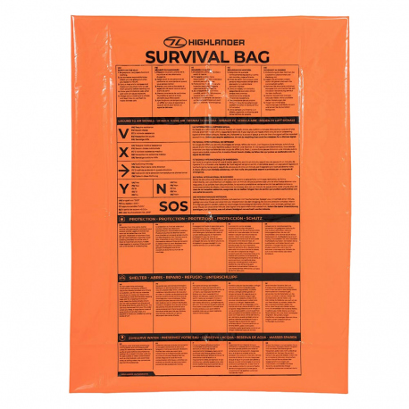 Πρώτες Βοήθειες Highlander Large Emergency Survival Bivvy Bag