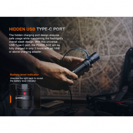 Flashlights Fenix PD45R ACE Flashlight 3200 Lumens