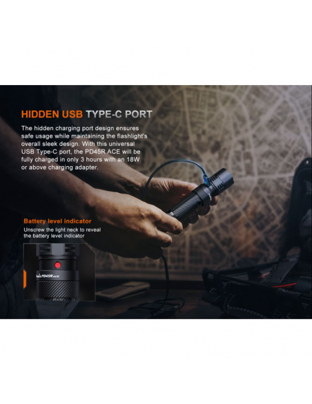 Flashlights Fenix PD45R ACE Flashlight 3200 Lumens