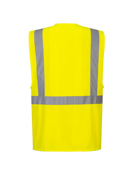 Προστατευτικός εξοπλισμός Portwest C357 Hi-Vis Table Pocket Executive Vest Yellow