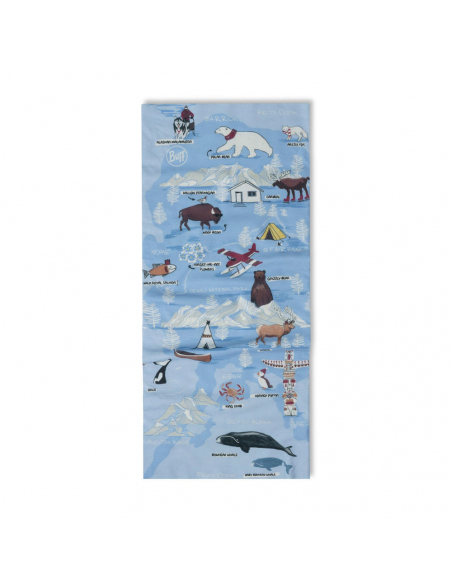 Φουλάρια - Κασκόλ Buff Kids Original Imus Washed Blue