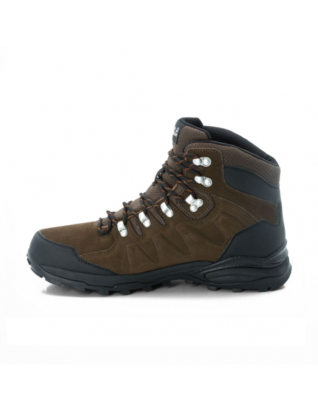 Μπότες - Ορειβατικά Jack Wolfskin Men's Refugio Texapore Mid Brown
