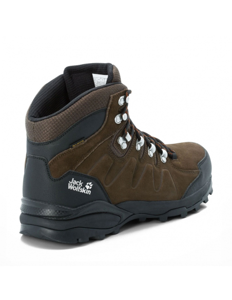 Μπότες - Ορειβατικά Jack Wolfskin Men's Refugio Texapore Mid Brown
