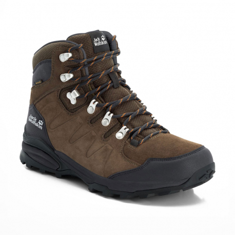 Boots - Hiking Shoes Jack Wolfskin Men's Refugio Texapore Mid Brown