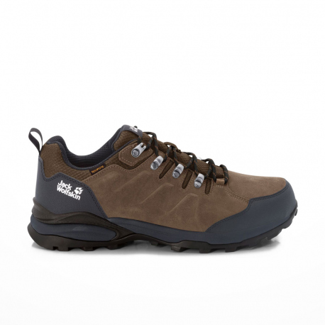 Boots - Hiking Shoes Jack Wolfskin Men's Refugio Texapore Low Brown