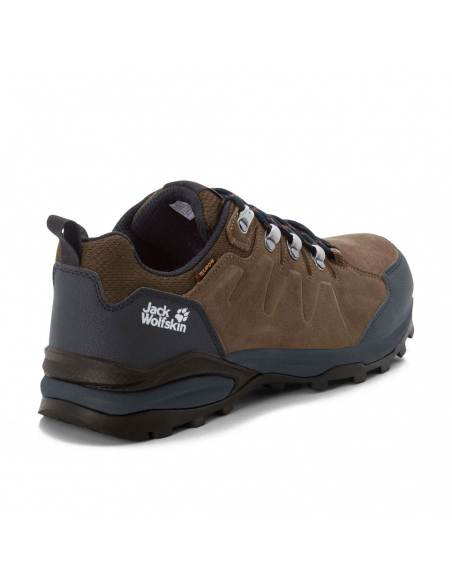 Boots - Hiking Shoes Jack Wolfskin Men's Refugio Texapore Low Brown