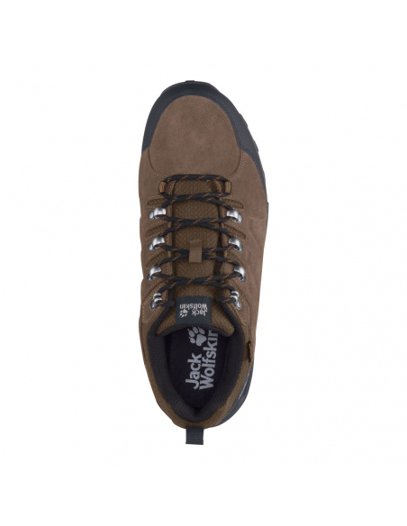 Boots - Hiking Shoes Jack Wolfskin Men's Refugio Texapore Low Brown