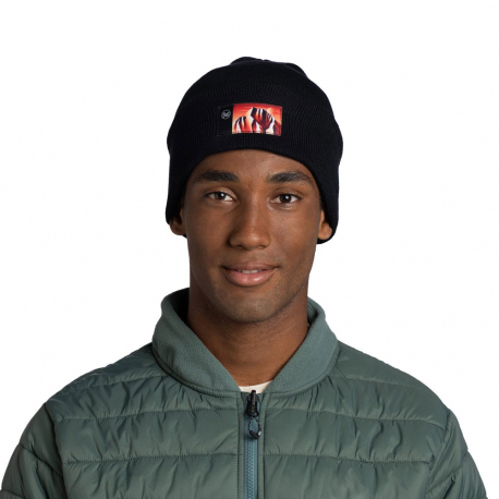 Σκούφοι Buff Knitted Beanie Lilon Gem Black