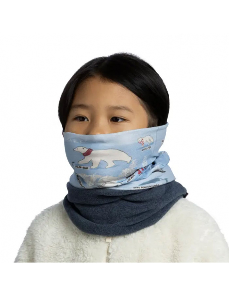 Φουλάρια - Κασκόλ Buff Kids Polar Neckwear Imus Washed Blue