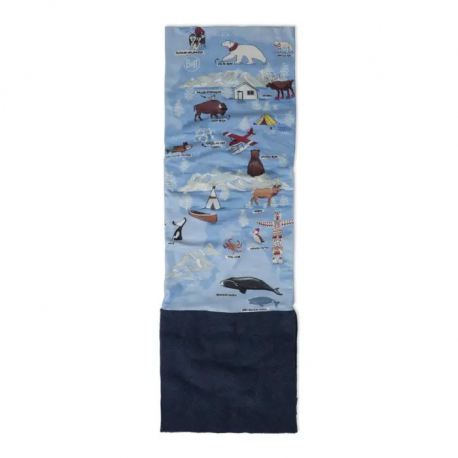 Φουλάρια - Κασκόλ Buff Kids Polar Neckwear Imus Washed Blue